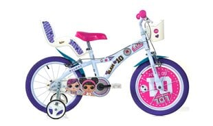 Велосипед детский LOL 14", 614G-LOL цена и информация | Велосипеды | pigu.lt
