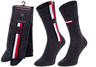 Мужские носки Tommy Hilfiger 2 пары 100001492 003 40334 цена и информация | Мужские носки | pigu.lt