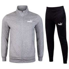 Cпортивный костюм Puma Clean Sweat Suit Grey Black 585841 03 цена и информация | Мужская спортивная одежда | pigu.lt