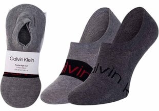 Vyriškos kojinės Calvin Klein, 2 poros, pilkos 701218713 003 39845 kaina ir informacija | Vyriškos kojinės | pigu.lt