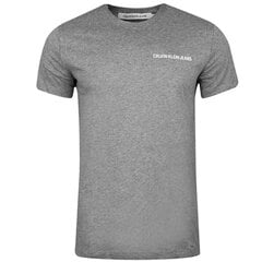 Мужская футболка Calvin Klein CHEST INSTITUTIONAL, серая J30J307852 039 41511 цена и информация | Мужские футболки | pigu.lt