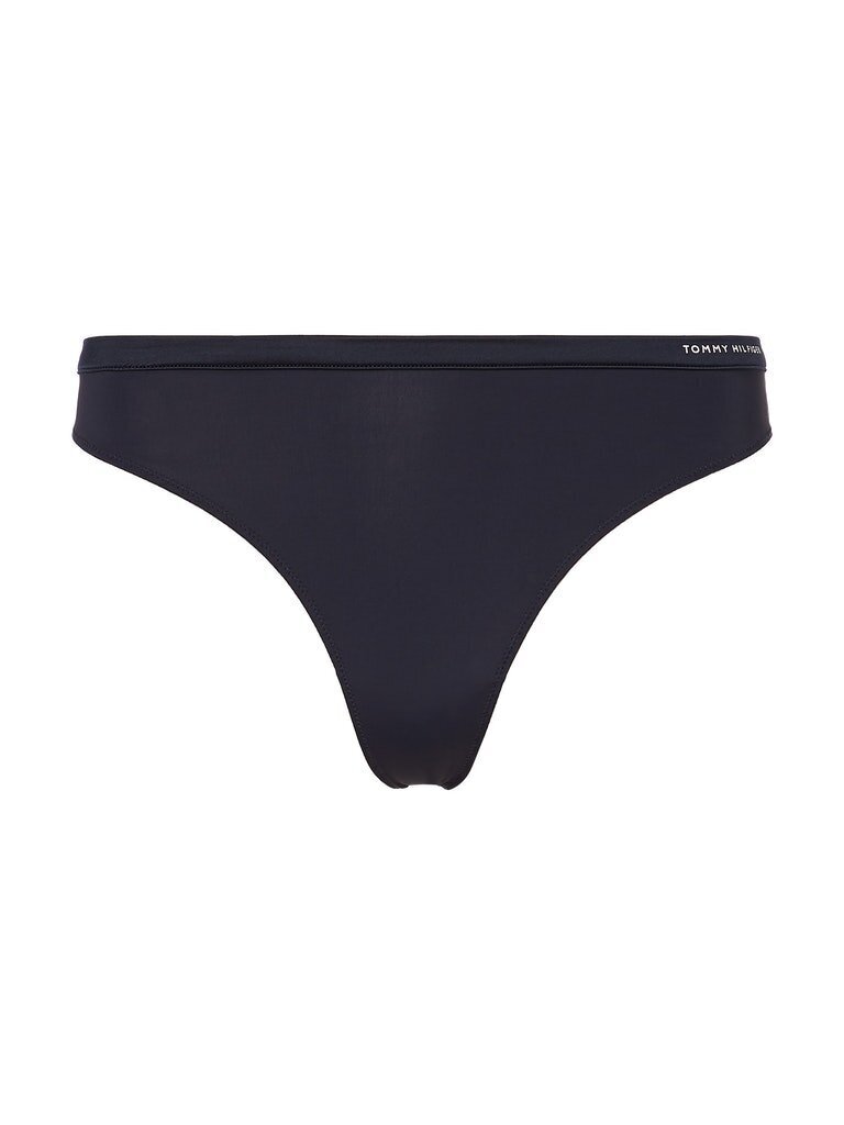 Moteriškos kelnaitės - stringai TOMMY HILFIGER THONG, tamsiai mėlynos, UW0UW03259 DW5 40810 kaina ir informacija | Kelnaitės | pigu.lt