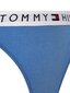 Moteriškos kelnaitės - stringai Tommy Hilfiger THONG, mėlynos UW0UW01555 C4Q 41267 kaina ir informacija | Kelnaitės | pigu.lt