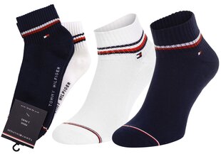 Vyriškos kojinės Tommy Hilfiger, 2 poros mėlynos/baltos 40955 kaina ir informacija | Vyriškos kojinės | pigu.lt
