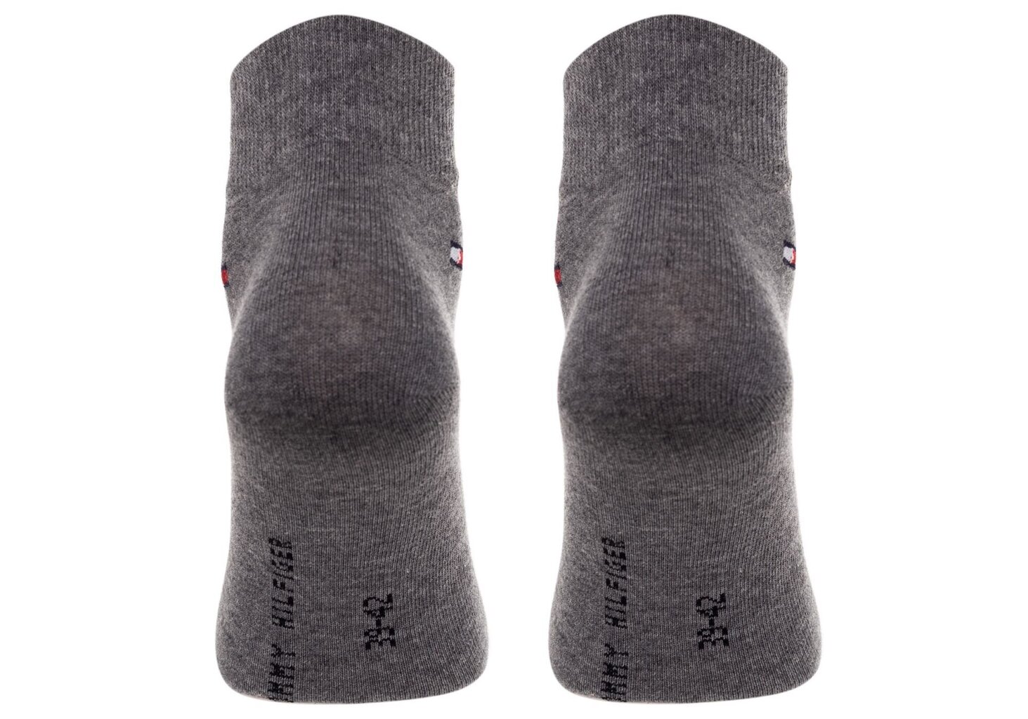 Vyriškos kojinės TOMMY HILFIGER, 2 pora, baltos/pilkos spalvos, 40962 kaina ir informacija | Vyriškos kojinės | pigu.lt