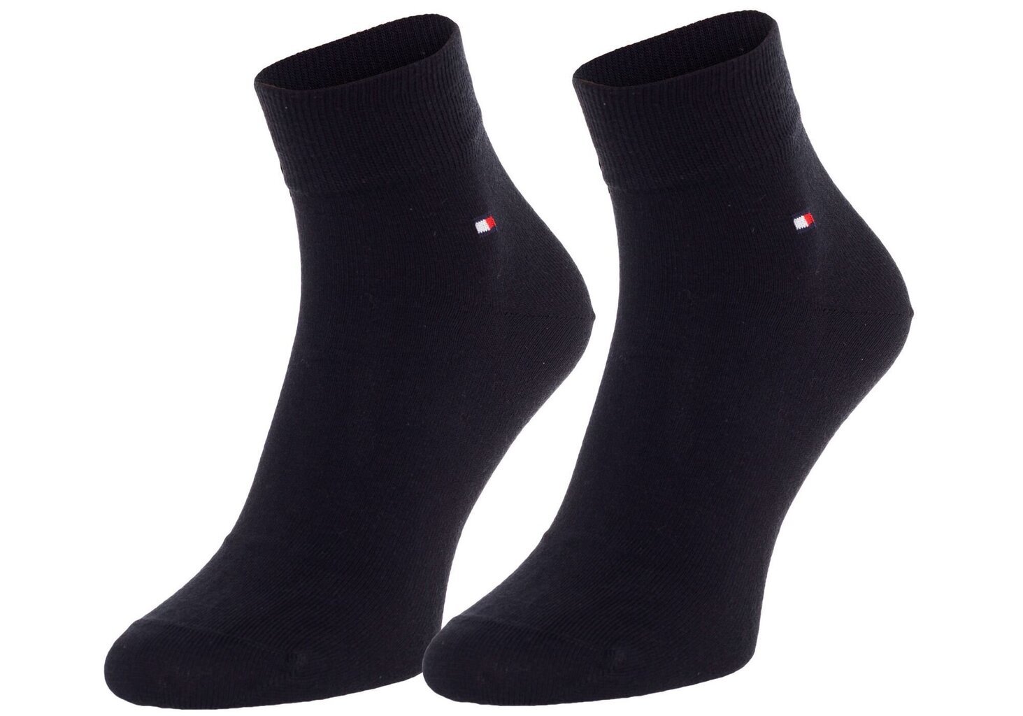 Vyriškos kojinės Tommy Hilfiger 2 poros, juodos/tamsiai mėlynos 40981 kaina ir informacija | Vyriškos kojinės | pigu.lt