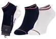 Vyriškos kojinės TOMMY HILFIGER 2 poros, baltos/mėlynos 40959 цена и информация | Vyriškos kojinės | pigu.lt