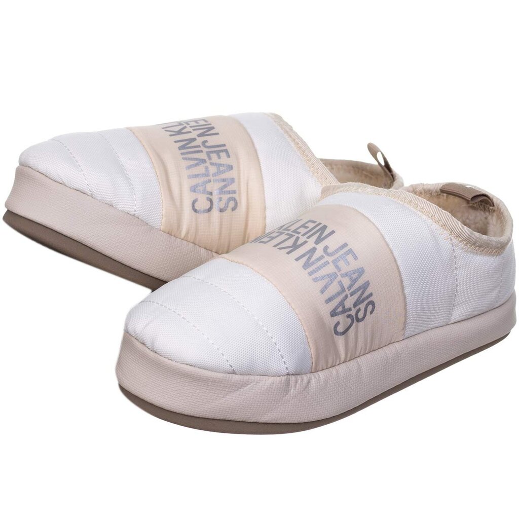 Moteriškos šlepetės Calvin Klein HOME SHOE SLIPPER W WARM LINING MUSLIN YW0YW00412 AEO 40896 36 kaina ir informacija | Šlepetės moterims | pigu.lt