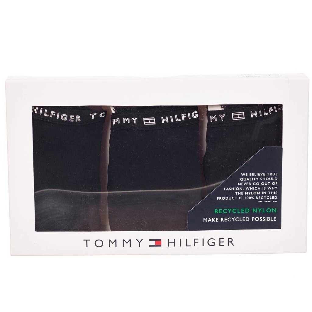 Moteriškos kelnaitės - siaurikės Tommy Hilfiger 3 poros, juodos UW0UW02824 0R7 42060 L kaina ir informacija | Kelnaitės | pigu.lt