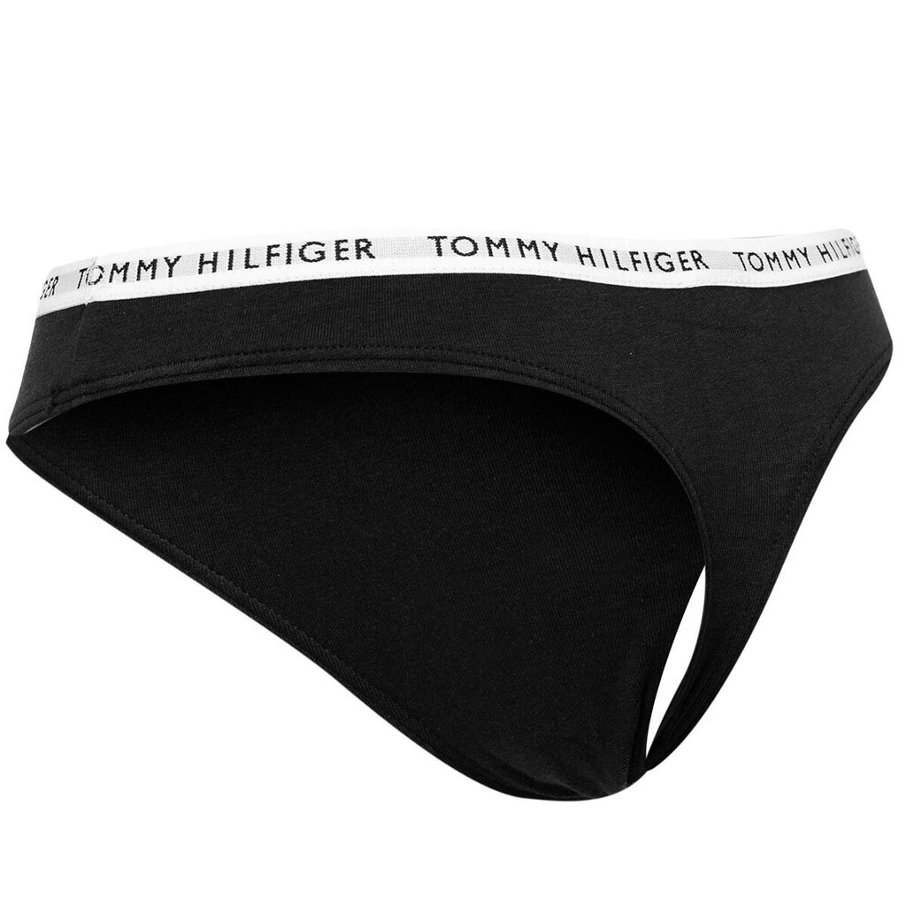 Moteriškos kelnaitės Tommy Hilfiger, 3 poros, THONG, juodos UW0UW02829 0R7 42160 L kaina ir informacija | Kelnaitės | pigu.lt