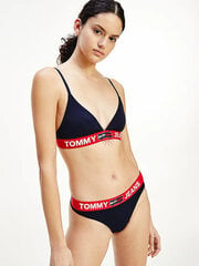 Moteriškos kelnaitės - siaurikės Tommy Hilfiger Thong, tamsiai mėlynos, UW0UW02823 DW5 42213 L kaina ir informacija | Kelnaitės | pigu.lt