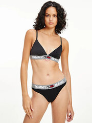 Женские трусики - стринги TOMMY HILFIGER THONG, черные UW0UW02823 BDS 42216 цена и информация | Стринги | pigu.lt