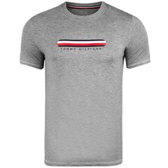 Vyriški marškinėliai Tommy Hilfiger T-SHIRT CN SS TEE, pilki UM0UM02348 P4A 42066 L kaina ir informacija | Vyriški marškinėliai | pigu.lt