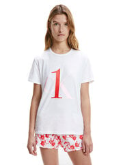 Moteriški marškinėliai Calvin Klein, balti QS6436E SWI 41774 XS kaina ir informacija | Marškinėliai moterims | pigu.lt