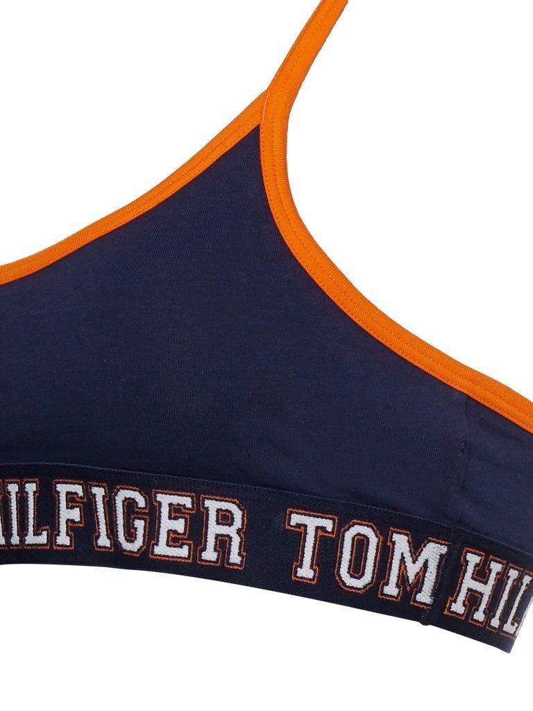 Moteriška liemenėlė Tommy Hilfiger BRA Bralette, tamsiai mėlyna, UW0UW03165 DY4 41832 L kaina ir informacija | Liemenėlės | pigu.lt