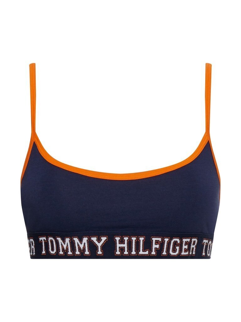 Moteriška liemenėlė Tommy Hilfiger BRA Bralette, tamsiai mėlyna, UW0UW03165 DY4 41832 L kaina ir informacija | Liemenėlės | pigu.lt