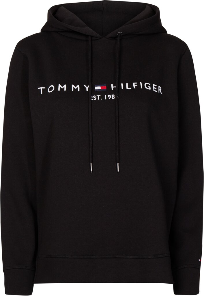 Moteriškas bluzonas Tommy Hilfiger HERITAGE HILFIGER HOODIE LS, juodas WW0WWW31998 BDS 42153 XS цена и информация | Megztiniai moterims | pigu.lt