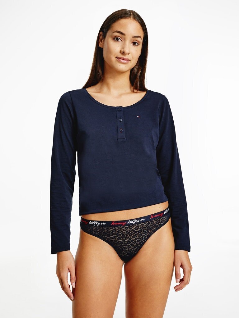 Moteriškos kelnaitės-stringai Tommy Hilfiger THONG 5P, 5 poros, tamsiai mėlynos/baltos/raudonos/rožinės UW0UW03200 0X0 42526 kaina ir informacija | Kelnaitės | pigu.lt