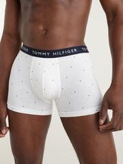 Vyriški trumpikės Tommy Hilfiger 3P TRUNK BRINT, tamsiai mėlynos / baltos / pilkos UM0UM02325 0SG 42347 XXL kaina ir informacija | Trumpikės | pigu.lt