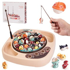 Žaidimas - žvejyba, smėlio spalvos (27 dalys) kaina ir informacija | Lavinamieji žaislai | pigu.lt