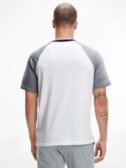 Vyriški marškinėliai TOMMY HILFIGER T-SHIRT CN SS TEE LOGO, balti/pilki UM0UM02351 P4A 43879 kaina ir informacija | Vyriški marškinėliai | pigu.lt