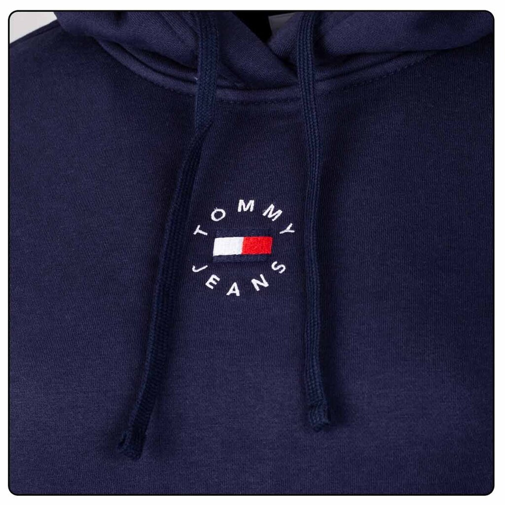 Moteriškas džemperis Tommy Hilfiger TJW REG TINY TOMMY 2 HOODIE, tamsiai mėlynas DW0DW11351 C87 42492 цена и информация | Megztiniai moterims | pigu.lt