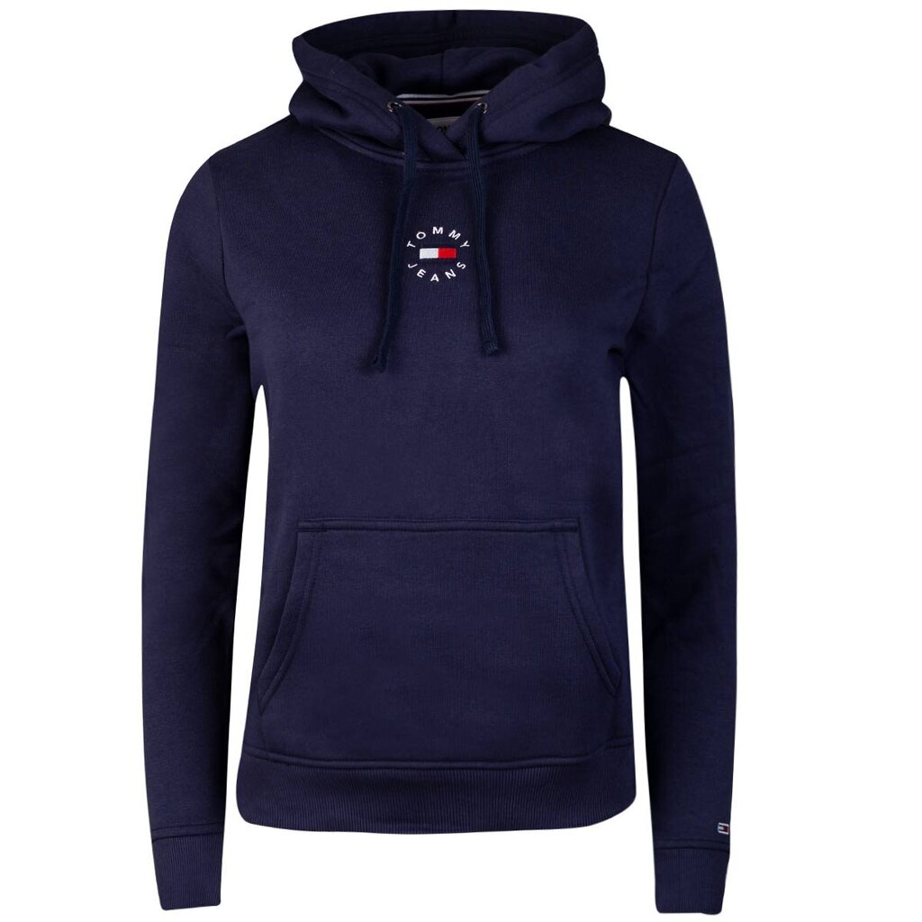 Moteriškas džemperis Tommy Hilfiger TJW REG TINY TOMMY 2 HOODIE, tamsiai mėlynas DW0DW11351 C87 42492 цена и информация | Megztiniai moterims | pigu.lt