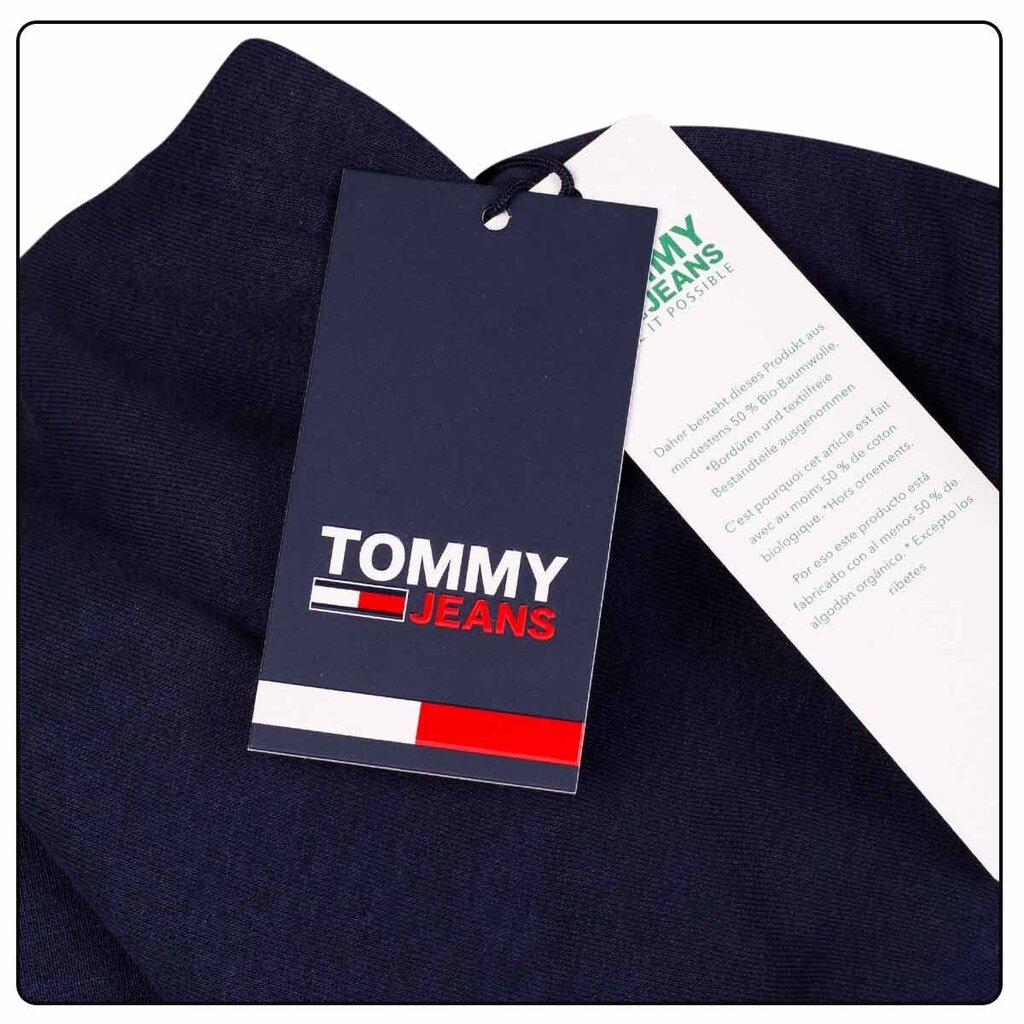 Moteriškas džemperis Tommy Hilfiger TJW REG TINY TOMMY 2 HOODIE, tamsiai mėlynas DW0DW11351 C87 42492 цена и информация | Megztiniai moterims | pigu.lt