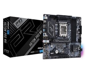 ASRock H670M Pro RS - motherboard - micro ATX - LGA1700 Socket - H670 kaina ir informacija | Pagrindinės plokštės | pigu.lt