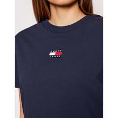 Женская футболка Tommy Hilfiger TJW TOMMY CENTER BADGE TEE, темно-синяя DW0DW10404 C87 43243 цена и информация | Футболка женская | pigu.lt