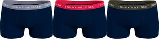 Vyriškos trumpikės (bokseriai) Tommy Hilfiger, 3 poros, TRUNK WB NAVY UM0UM02324 0TD 43737 kaina ir informacija | Trumpikės | pigu.lt