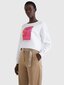 Moteriškas džemperis Tommy Hilfiger RLX FLORAL OPEN-NK SWEATSHIRT WHITE WW0WW33496 YCF 43711 kaina ir informacija | Megztiniai moterims | pigu.lt