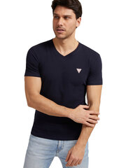 Vyriški marškinėliai GUESS T-SHIRT VN SS CORE TEE, tamsiai mėlynos spalvos, M1RI32J1311 G7V2 44635 kaina ir informacija | Vyriški marškinėliai | pigu.lt