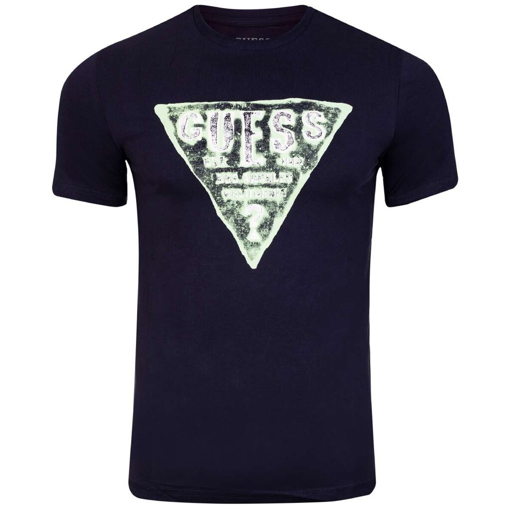 Vyriški marškinėliai Guess T-SHIRT RUSTY CN SS TEE NAVY M2GI08J1311 G7V2 43642 kaina ir informacija | Vyriški marškinėliai | pigu.lt