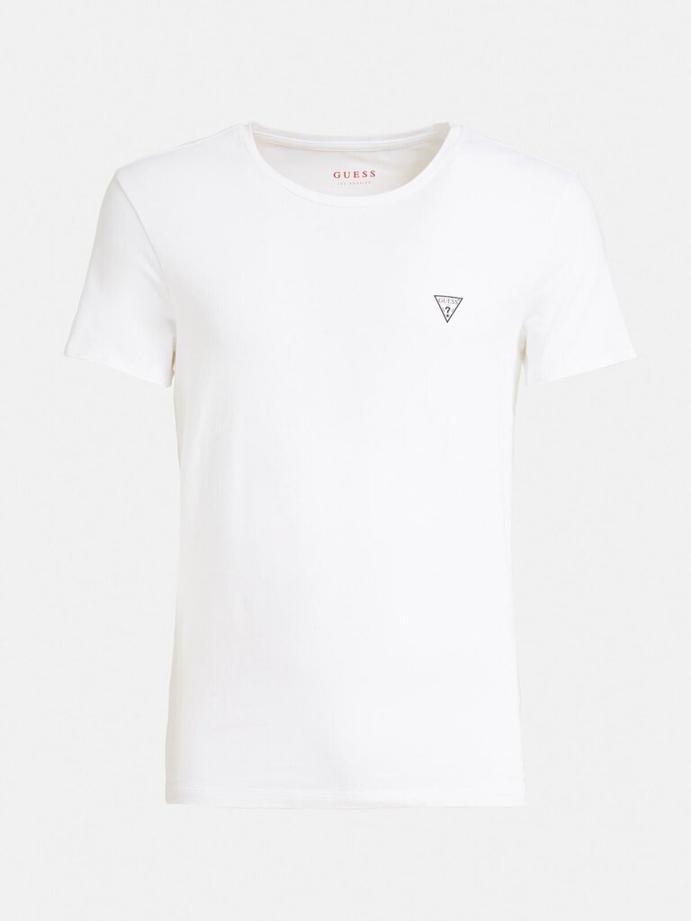 Vyriški marškinėliai Guess T-SHIRT CALEB HERO CREW NECK, balti U97M00JR003 A009 44619 kaina ir informacija | Vyriški marškinėliai | pigu.lt