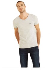 Vyriški marškinėliai Guess CALEB HERO V NECK S, pilki U97M01JR003 H905 43174 kaina ir informacija | Vyriški marškinėliai | pigu.lt