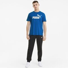 Vyriški marškinėliai Puma ESS LOGO TEE, mėlyni 586666 58 43 309 kaina ir informacija | Vyriški marškinėliai | pigu.lt