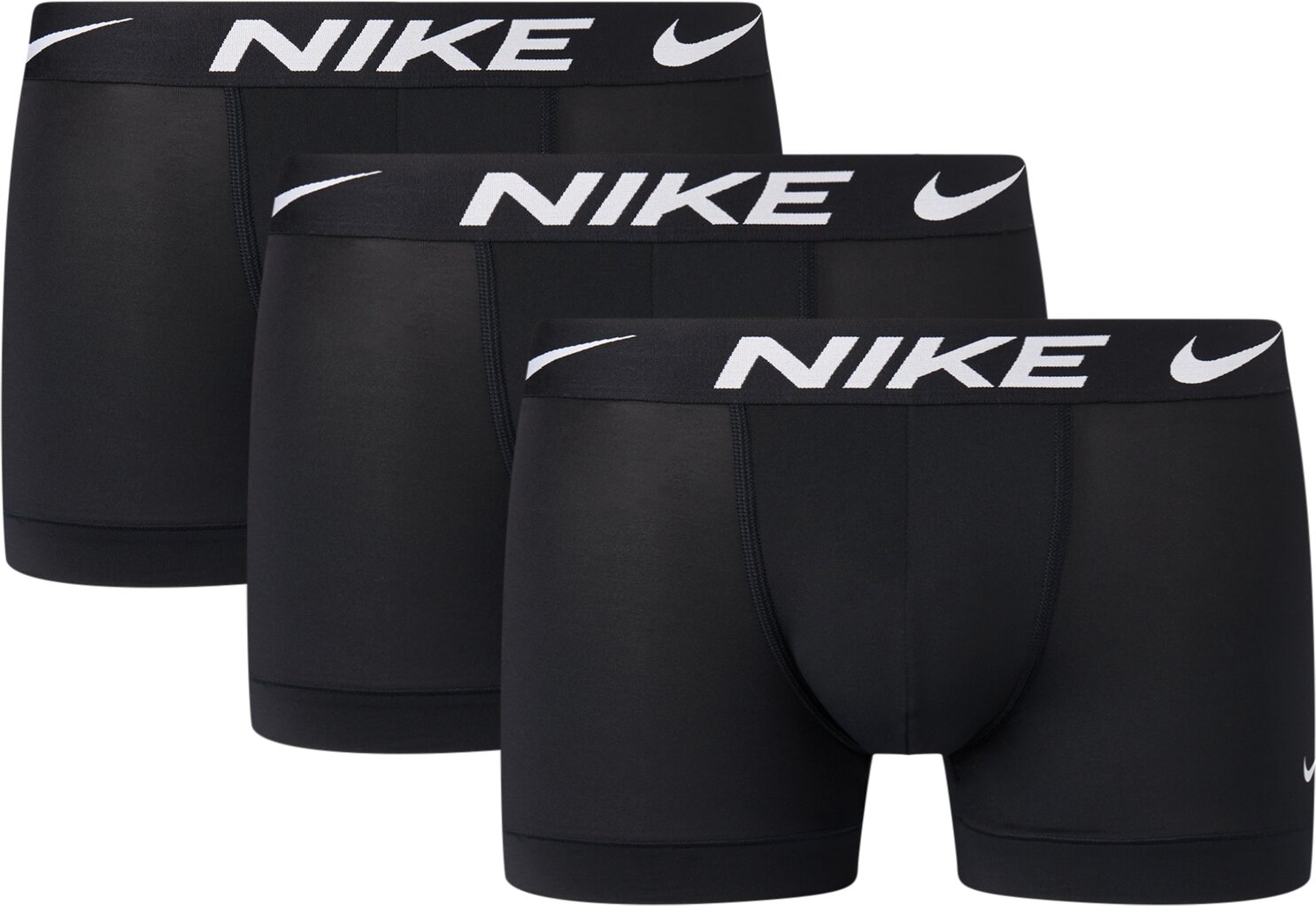 Nike vyriški bokseriai Dri-FIT ESSENTIAL MICRO TRUNK 3 vnt., juodi цена и информация | Trumpikės | pigu.lt