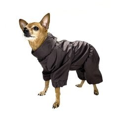 Комбинезон-дождевик, коричневый цена и информация | Одежда для собак | pigu.lt