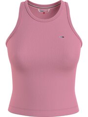 Moteriški marškinėliai Tommy Hilfiger TOP TJW FEMININE RIB TANK TOP ROŽINĖ DW0DW12548 THE 44211 kaina ir informacija | Marškinėliai moterims | pigu.lt