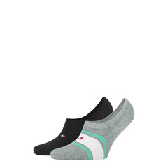Мужские носки TOMMY HILFIGER 2 пары, черные/зеленые/серые 701218386 001 44400 цена и информация | Мужские носки | pigu.lt