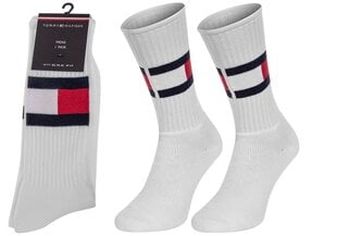 Мужские носки TOMMY HILFIGER, белые 481985001 300 44443 цена и информация | Мужские носки | pigu.lt