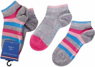 Детские носки Tommy Hilfiger, 2 пары, серые 354010001 034 44352 цена и информация | Носки, колготки для мальчиков | pigu.lt