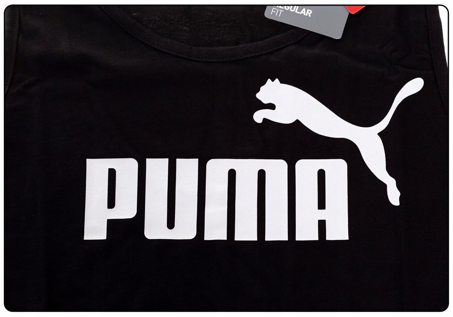 Vyriški marškinėliai Puma ESS TANK BLACK 586670 01 44520 XXL kaina ir informacija | Vyriški marškinėliai | pigu.lt