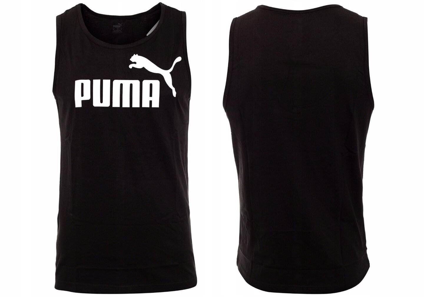 Vyriški marškinėliai Puma ESS TANK BLACK 586670 01 44520 XXL kaina ir informacija | Vyriški marškinėliai | pigu.lt
