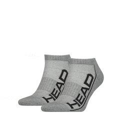 Мужские носки HEAD SOCKS PERFORMANCE SNEAKER 2 пары, серые 791018001 008 44666 цена и информация | Мужские носки | pigu.lt