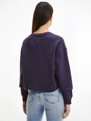 Женская толстовка Tommy Hilfiger TJW CROP TOMMY SIGNATURE CREW, темно-синия DW0DW12041 C87 44911 цена и информация | Свитера женские | pigu.lt