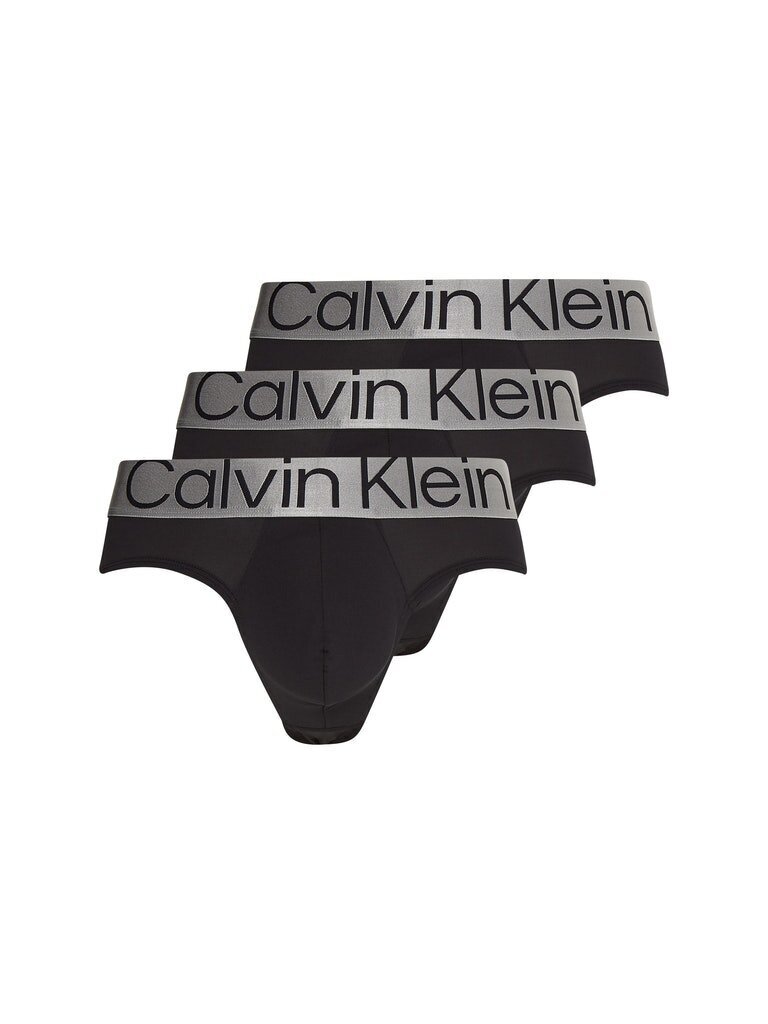 Vyriški trumpikės Calvin Klein SLIPY HIP BRIEF 3 poros, juodos 000NB3073A 7V1 45030 XL kaina ir informacija | Trumpikės | pigu.lt