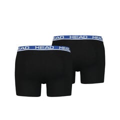 Мужские трусы HEAD BASIC BOXER 2 пары, черные 701202741 008 44727 цена и информация | Мужские трусы | pigu.lt