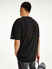 Мужская футболка Tommy Hilfiger T-SHIRT TJM TOMMY SIGNATURE, черная DM0DM12419 BDS 44829 цена и информация | Мужские футболки | pigu.lt